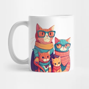 Cat Family Mug